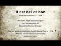 Il Est Bel Et Bon (Western High School Singers, State MPA 2011)